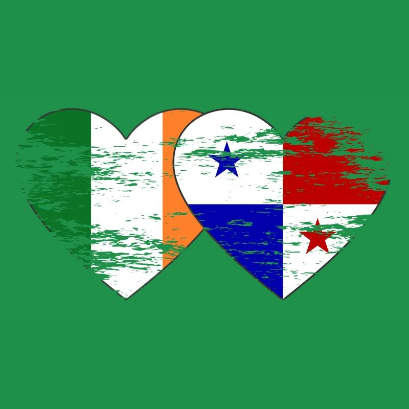 Irlande Drapeau du Panama utilisé