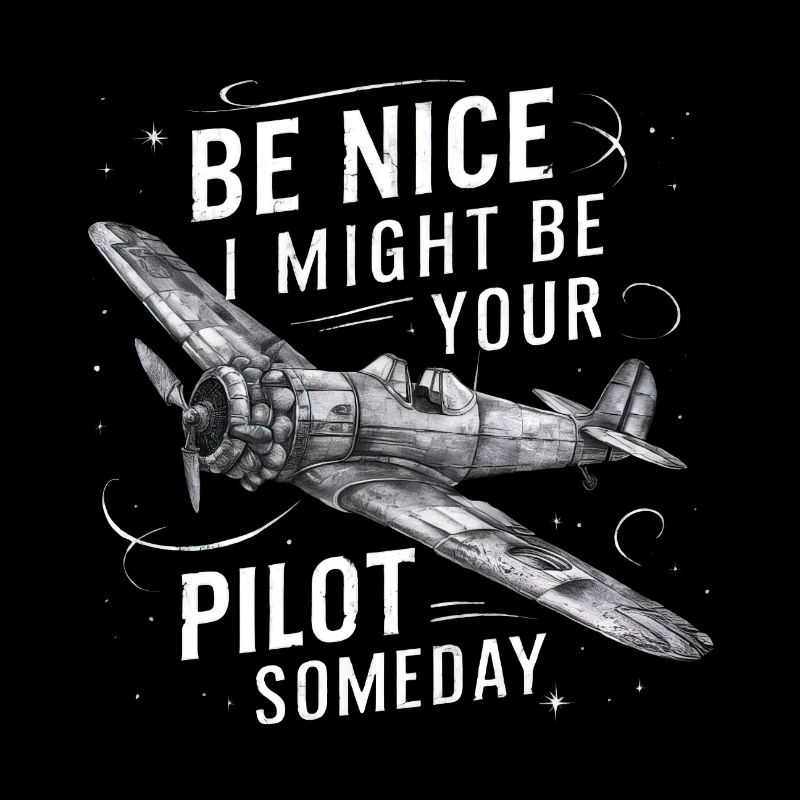 Be Nice I Might Be Your Pilot Someday