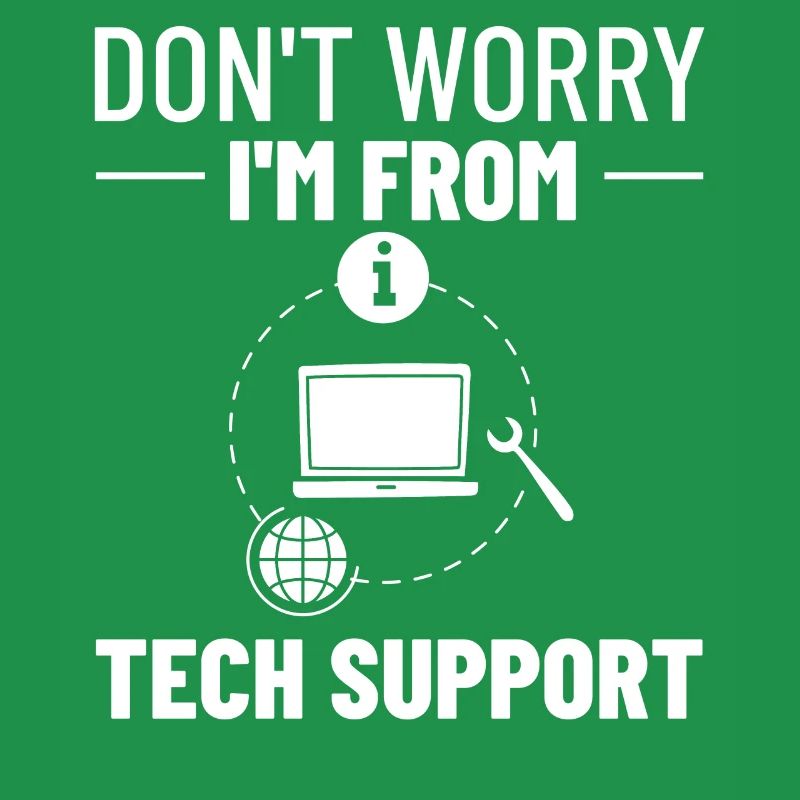 Tech Support IT Technischer Hilfe Helpdesk