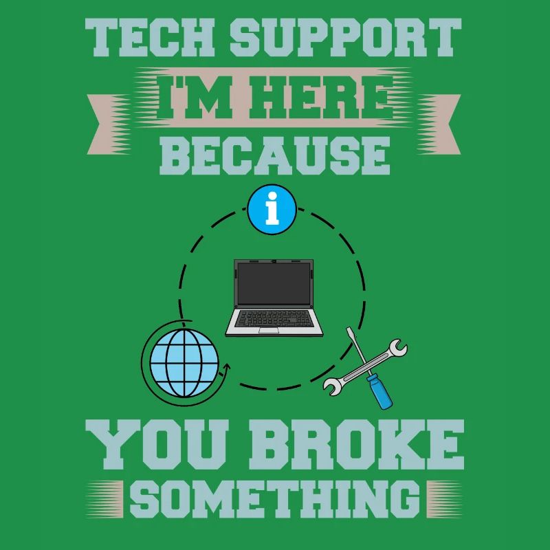 Tech Support IT Technischer Hilfe Helpdesk