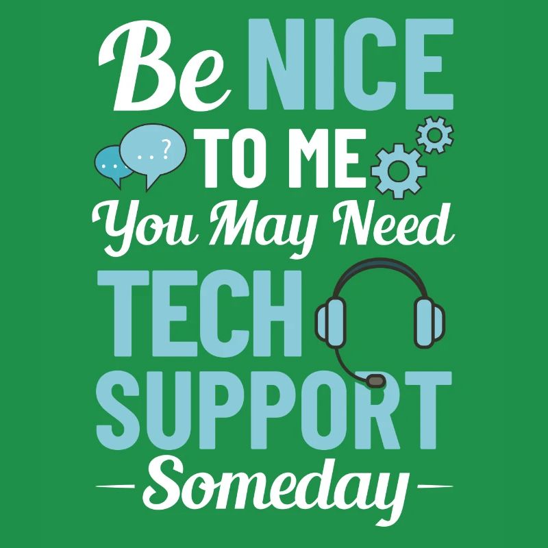 Tech Support IT Technischer Hilfe Helpdesk