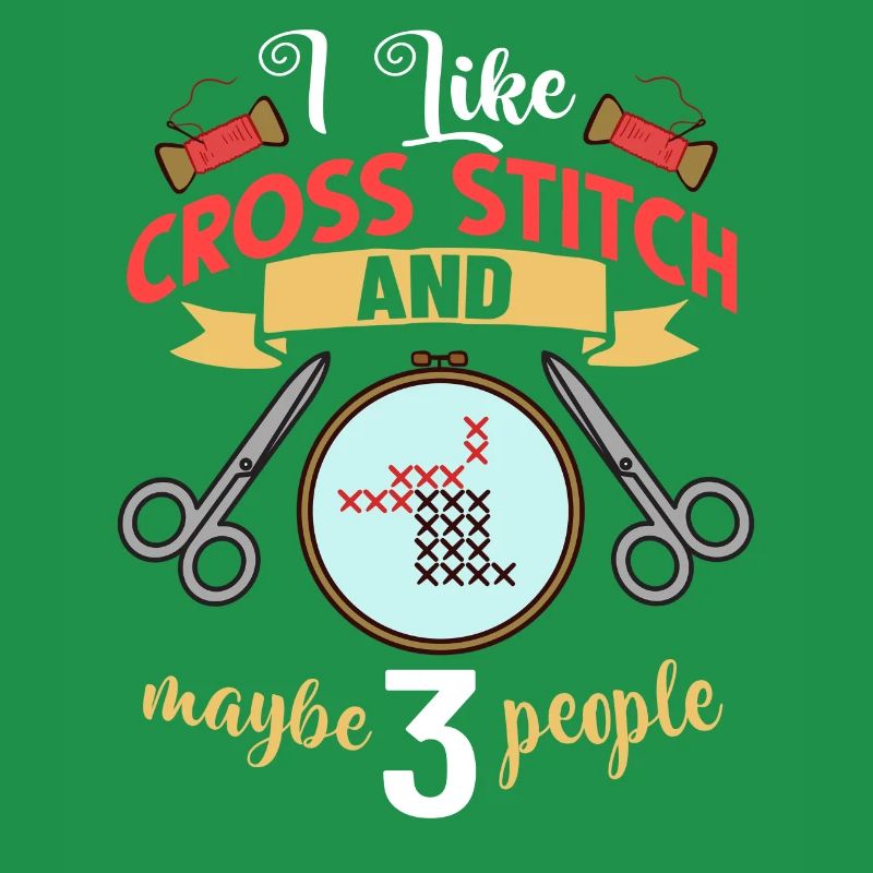 Cross Stitch Pattern Cross Stitch Needles Embroidery Weaving