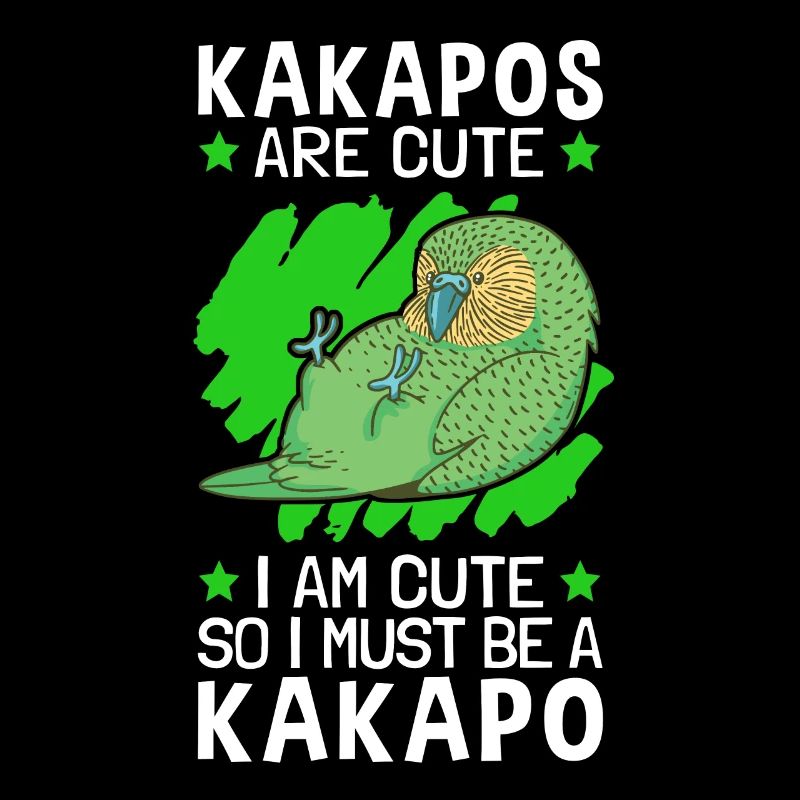 I am a Kakapo flightless parrot