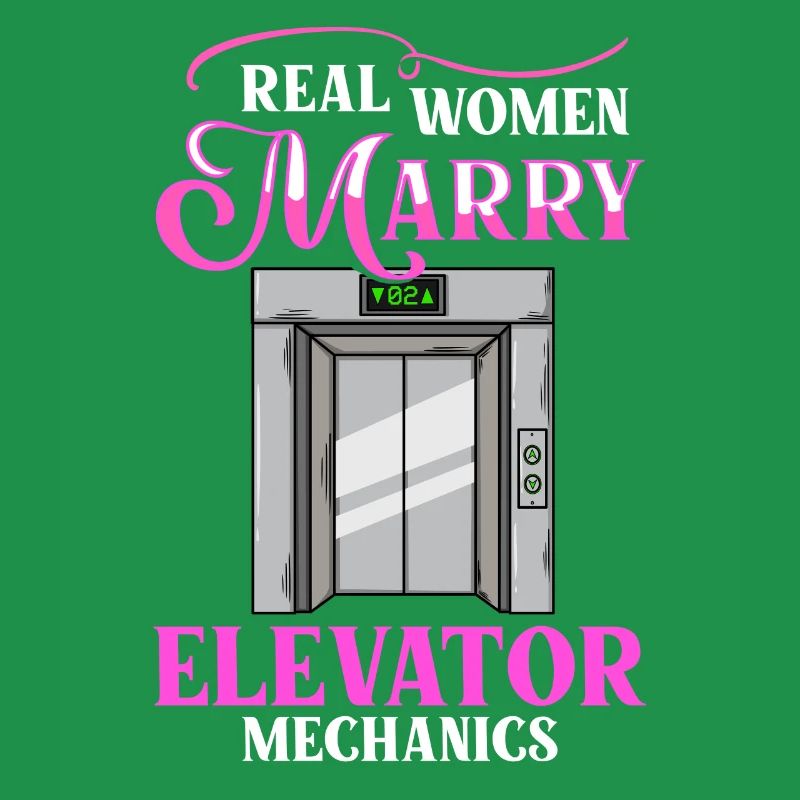 Elevator Elevator System Technician Woman Elevator Elevator