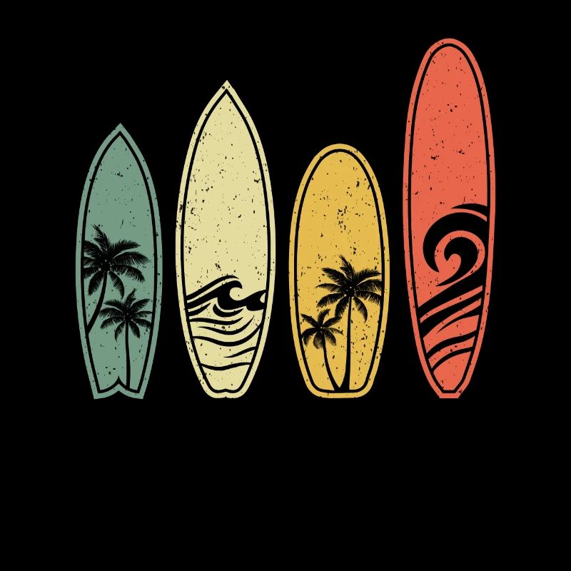 Surfer Vintage Surfboards Surfboard Retro