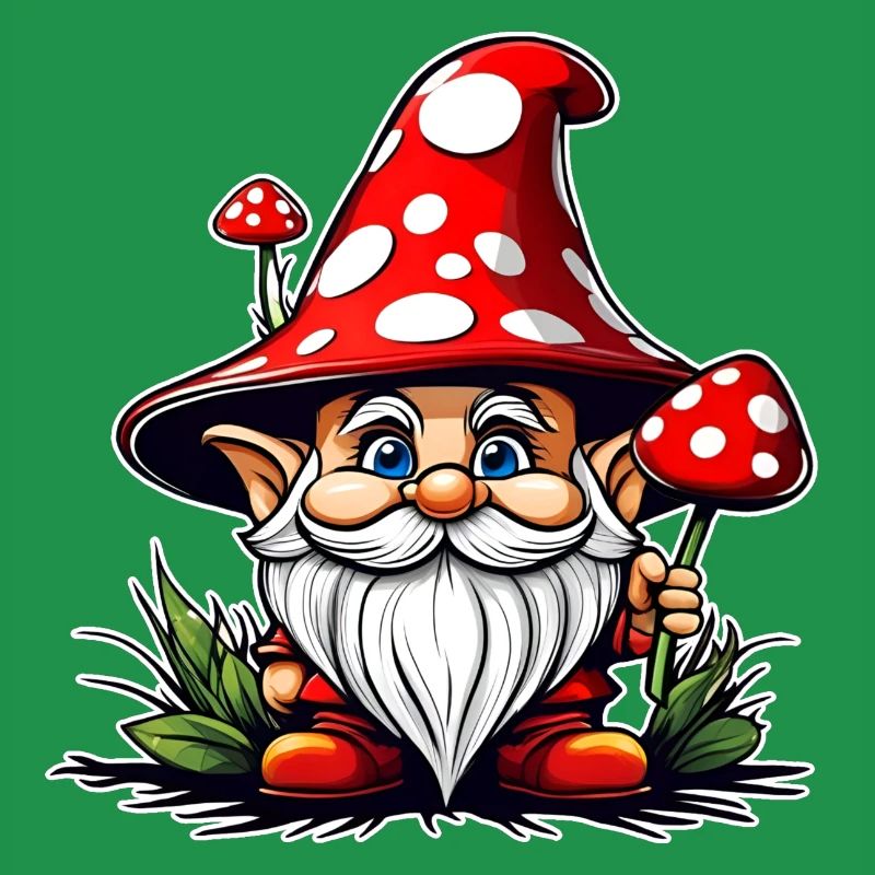 Cute Toadstool Leprechaun