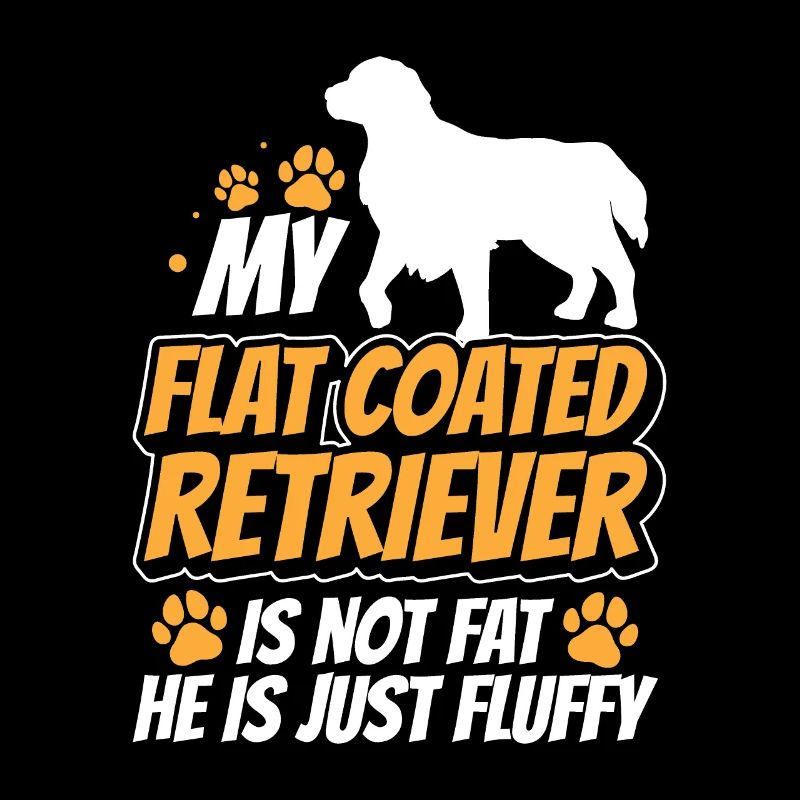 Flat Coated Retriever is not fat