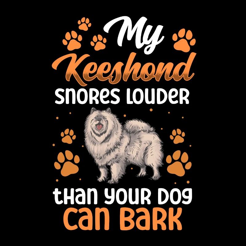 Wolfspitz ronfle fort Keeshond