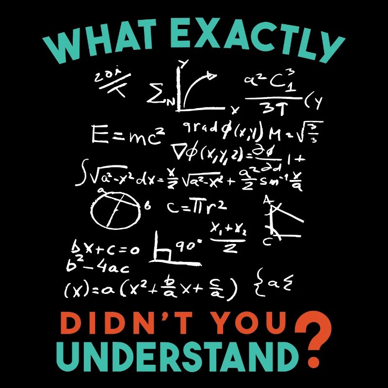 Physique Math Formule Blague