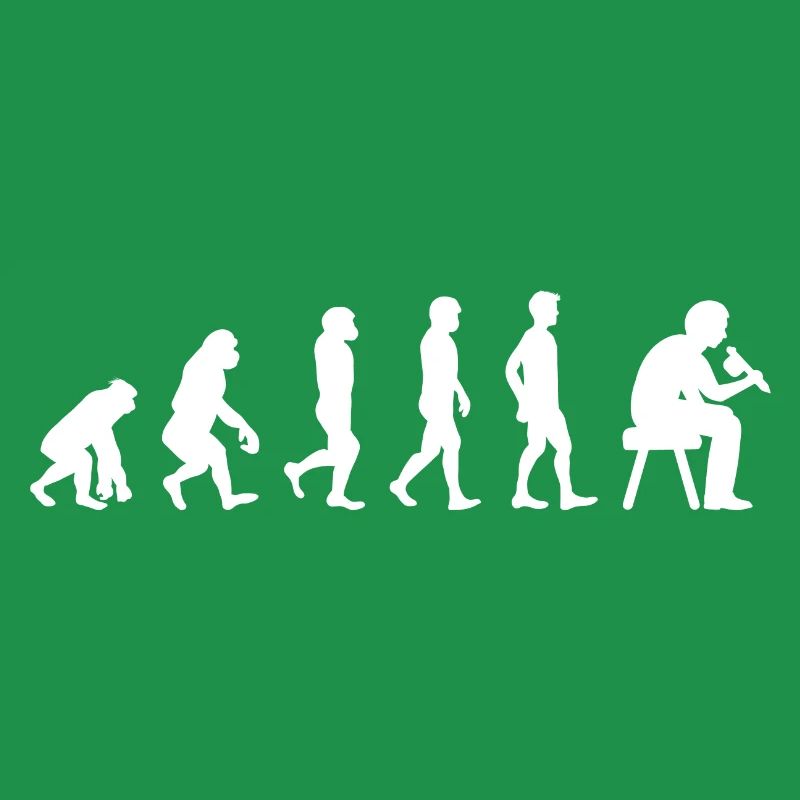 Evolution des Tattoo-Künstler Tattooist Tätowierte Geschenk