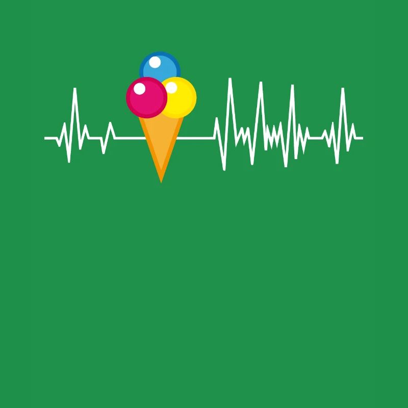 Eiswaffel Herzschlag Eis Eiscreme Eisdiele