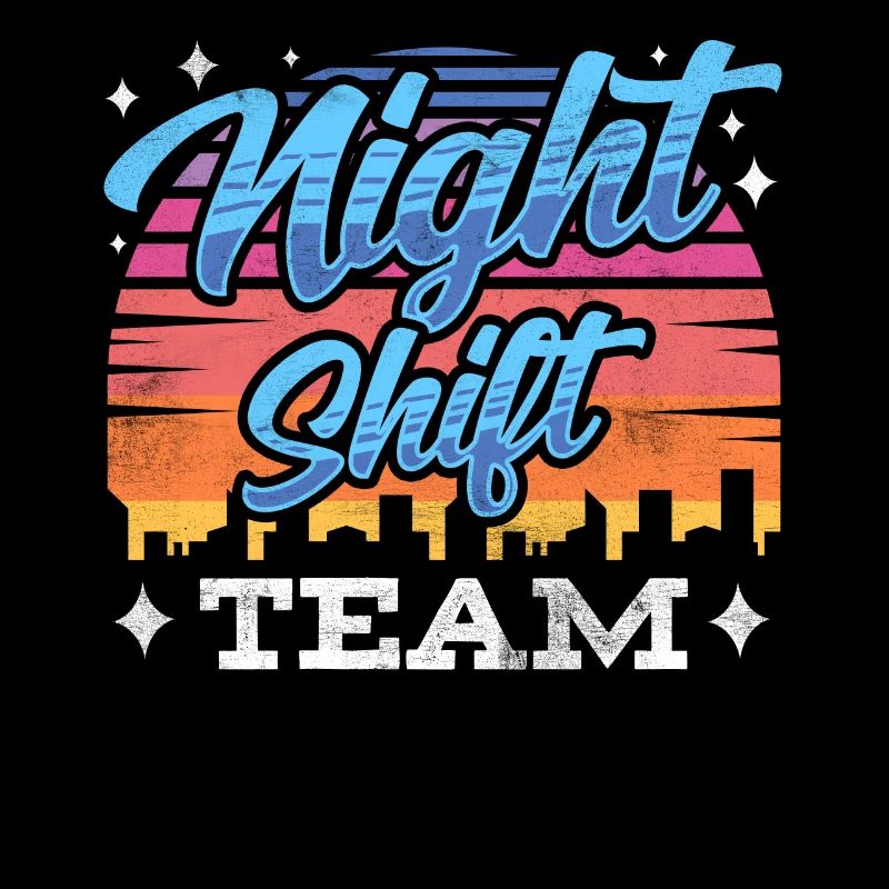 Night Shift Team Night Shift Work Colleague