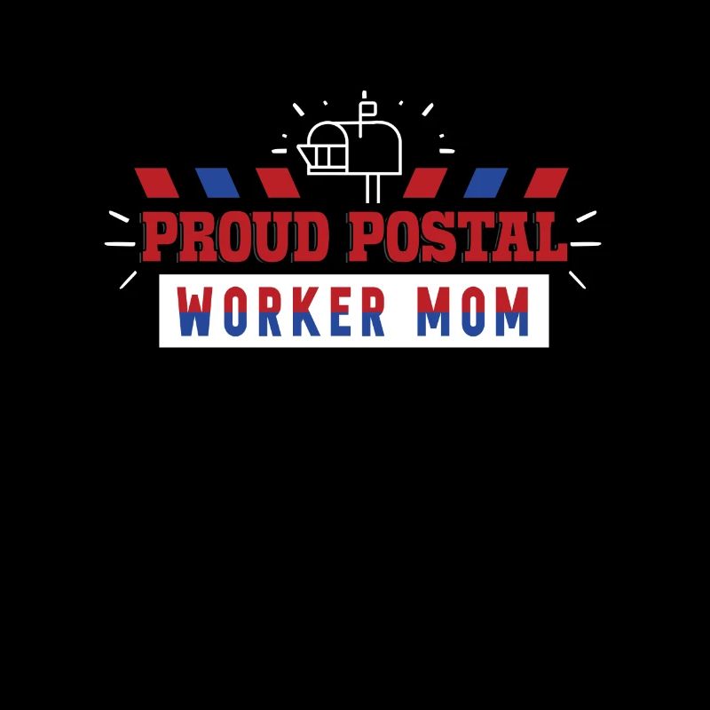 Stolze Postbotin Mutter Postbote Briefträger