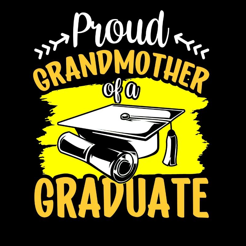 Stolze Großmutter Eines Absolventen Absolvent