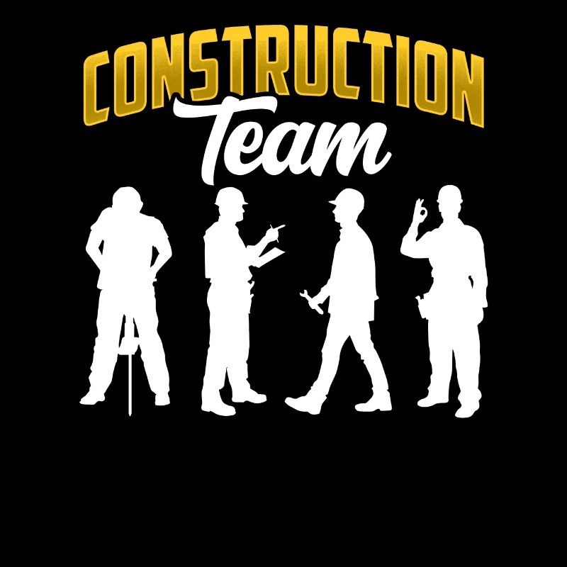 Bau Team Teamwork Baustelle Bauarbeiter