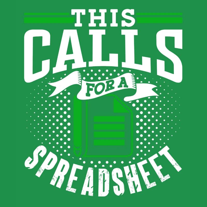 This requires a spreadsheet accountant table