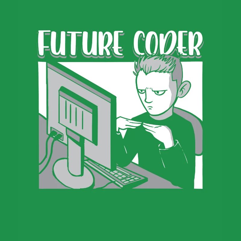 Zukünftiger Coder It Student Programmierer Coding