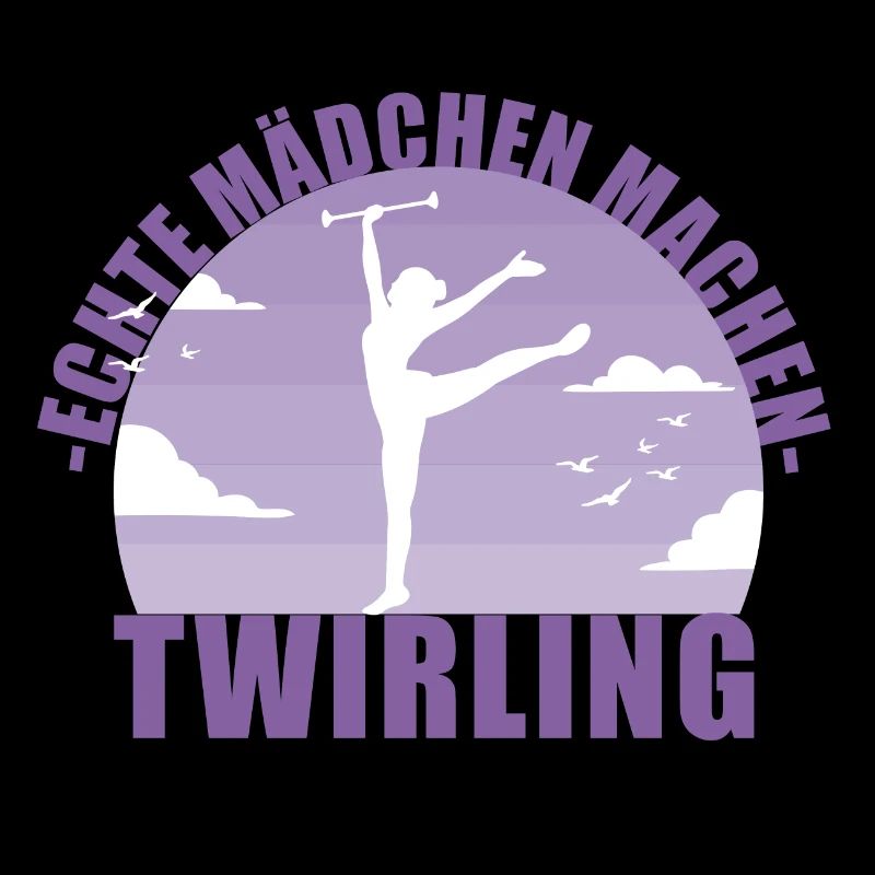 Echte Mädchen machen Twirling