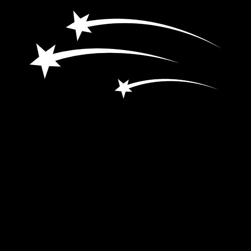 Shooting Stars White