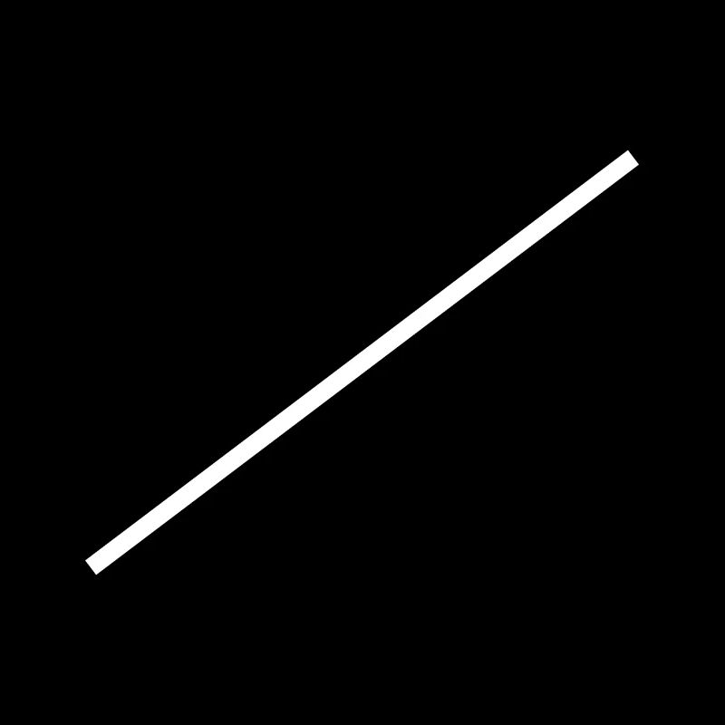 White line Diagonal