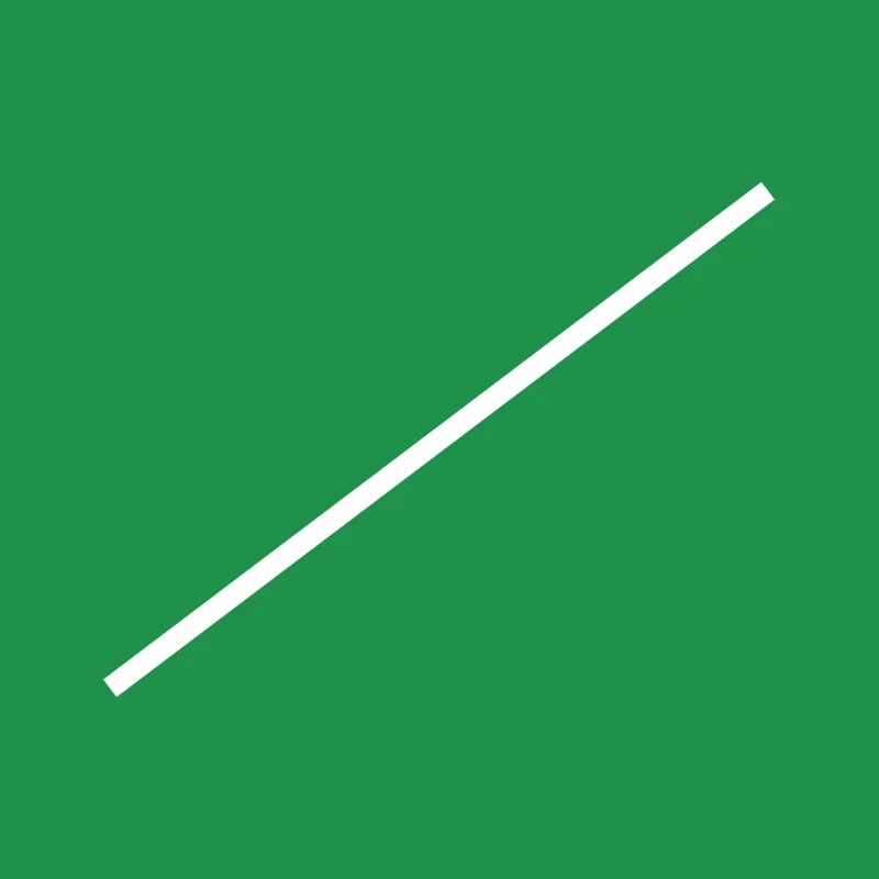 White line Diagonal