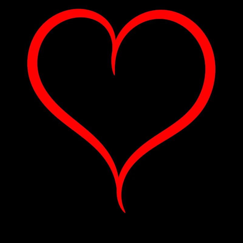 Einfaches Rotes Herz