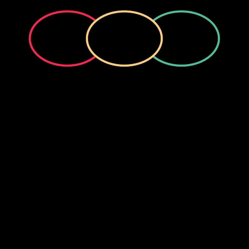 Drei Kringel Simpel Design
