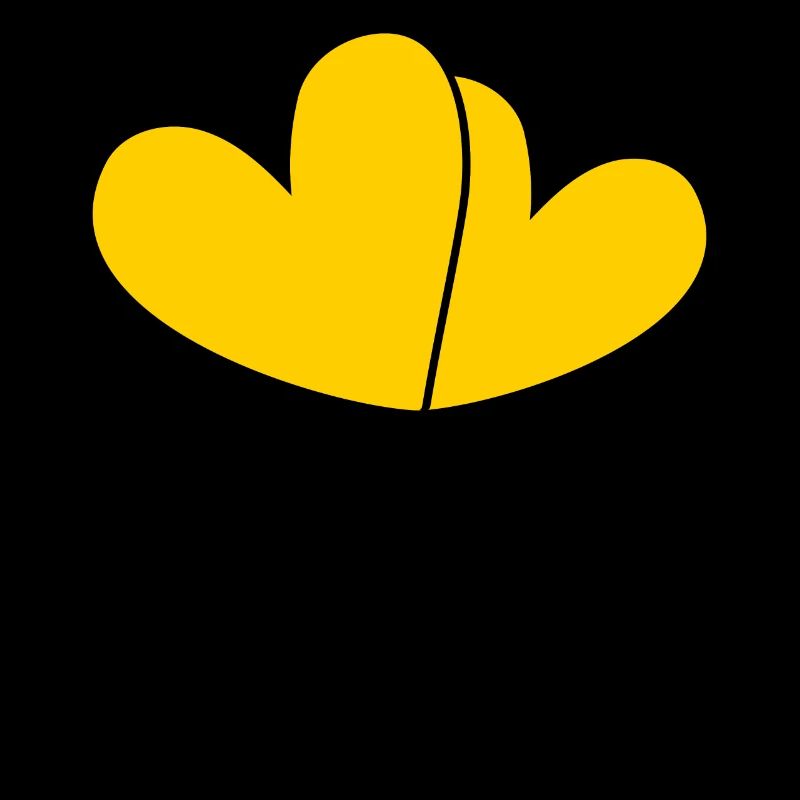 Zwei Gelbe Herzen