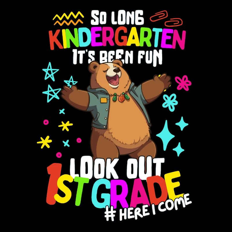 Bär Tschüss Kindergarten: Einschulung 1. Klasse