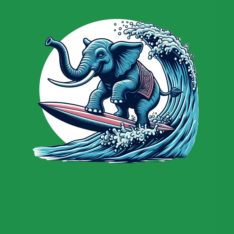 Surfender Elefant