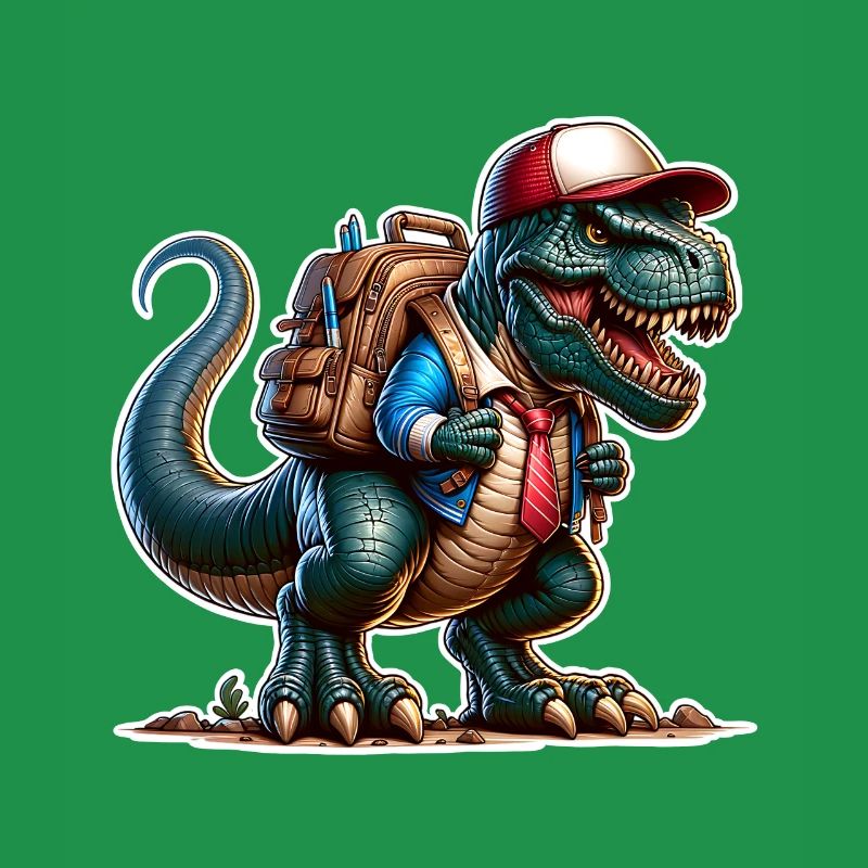 Dinosaurier Schule Einschulung