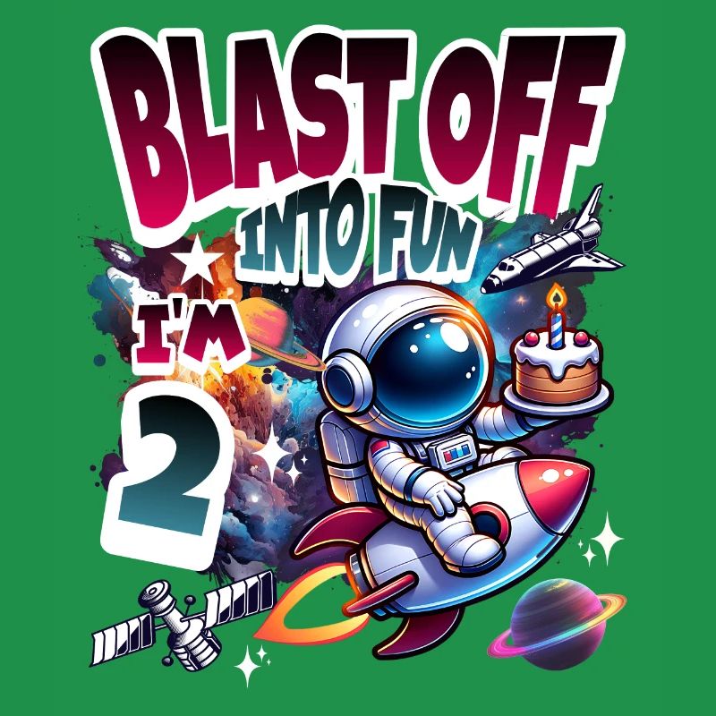 Astronaut 2nd Birthday Space