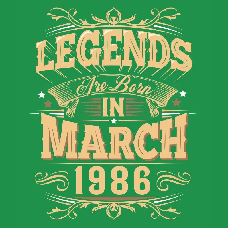 März 1986 Geburtstag Legende