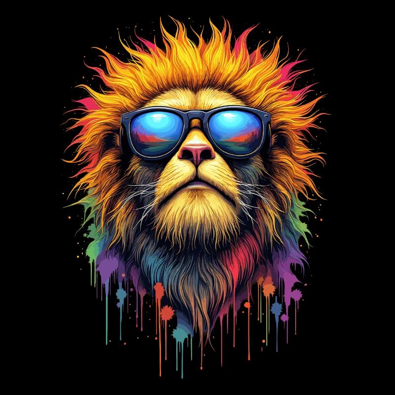 Dj Suricate chat avec lunettes de soleil T-Shirt