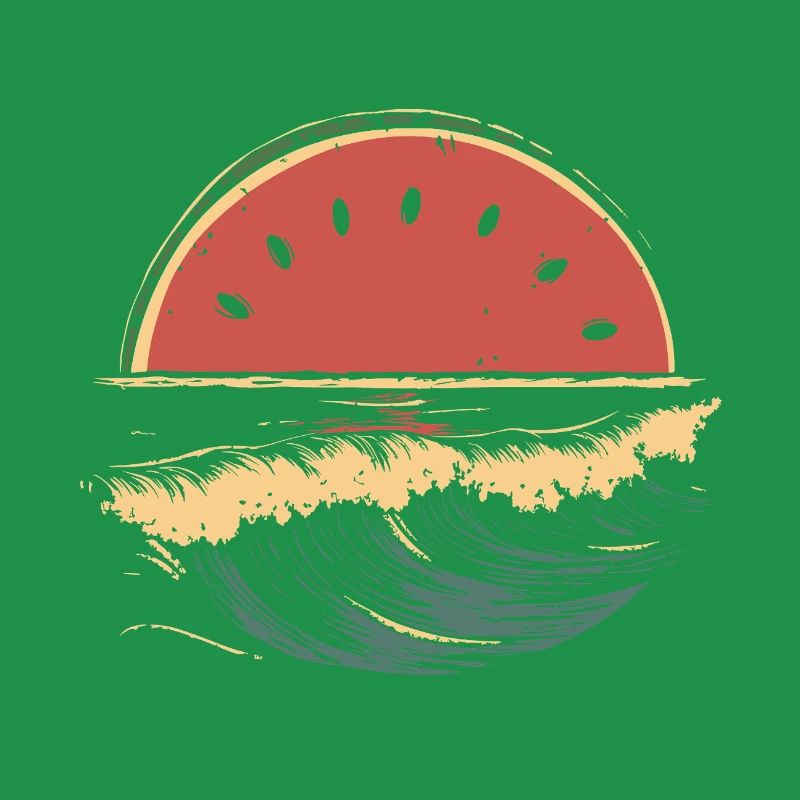 Pastèque Mer Plage Été