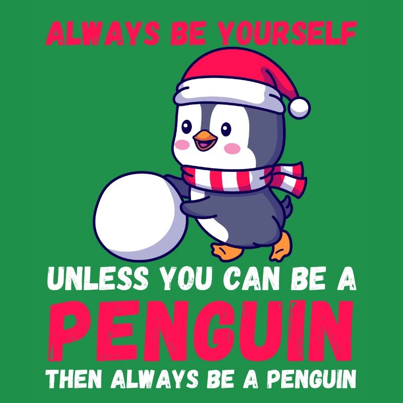 Sei immer du selbst, es sei denn, du kannst ein Pinguin sein