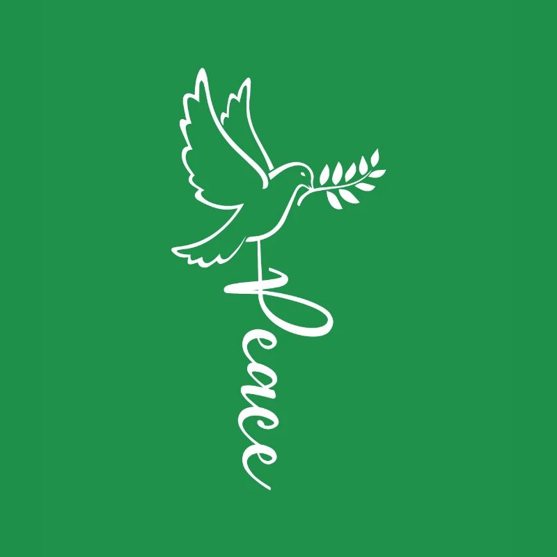 Peace Bird Peace Olive Branch Peace