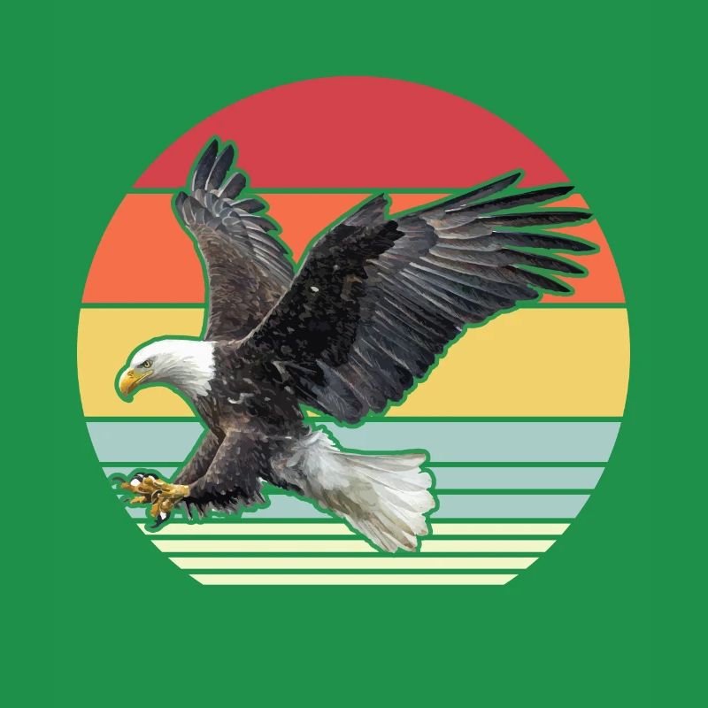Eagle Retro Bird science Predators