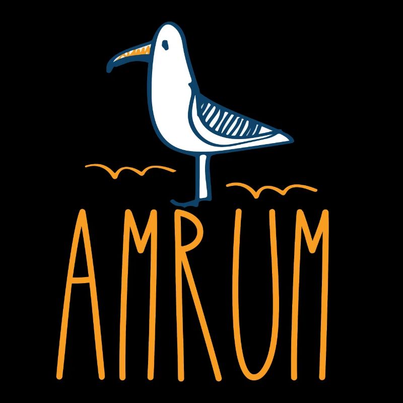 Amrum Möwe Moin mer des Wadden île