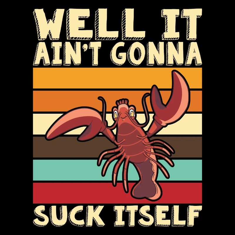 Krebs Flusskrebs Languste Crawfish Geschenk