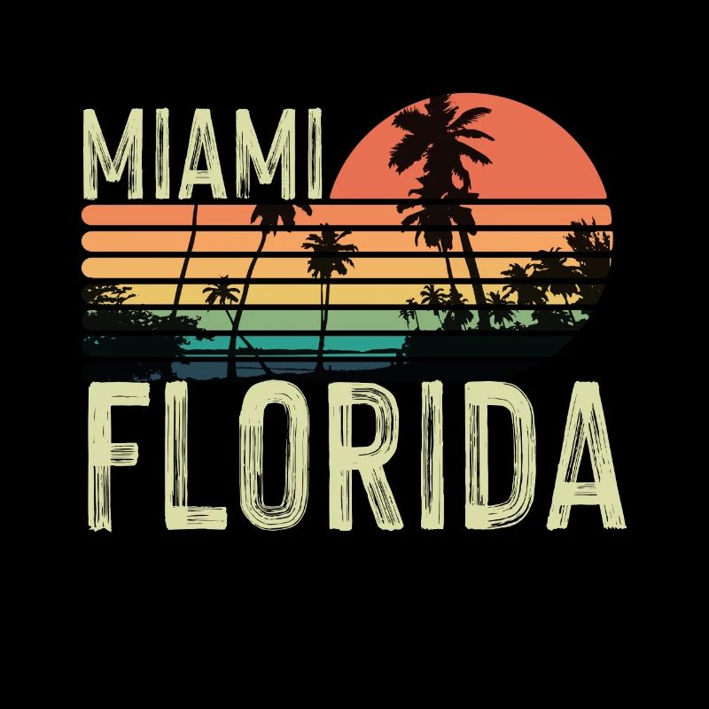 Miami Florida Palmen Sunset Strand Sonne Meer