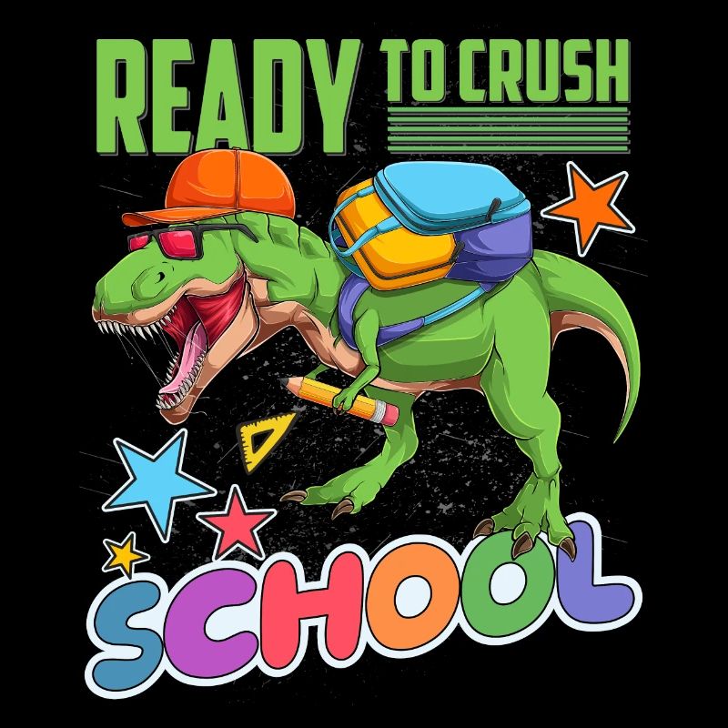 T-Rex Dino Schuleinführung Einschulung Schulbeginn