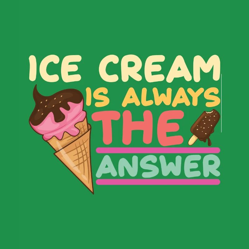 Eiscreme logo Sommer Softeis Geschenkidee