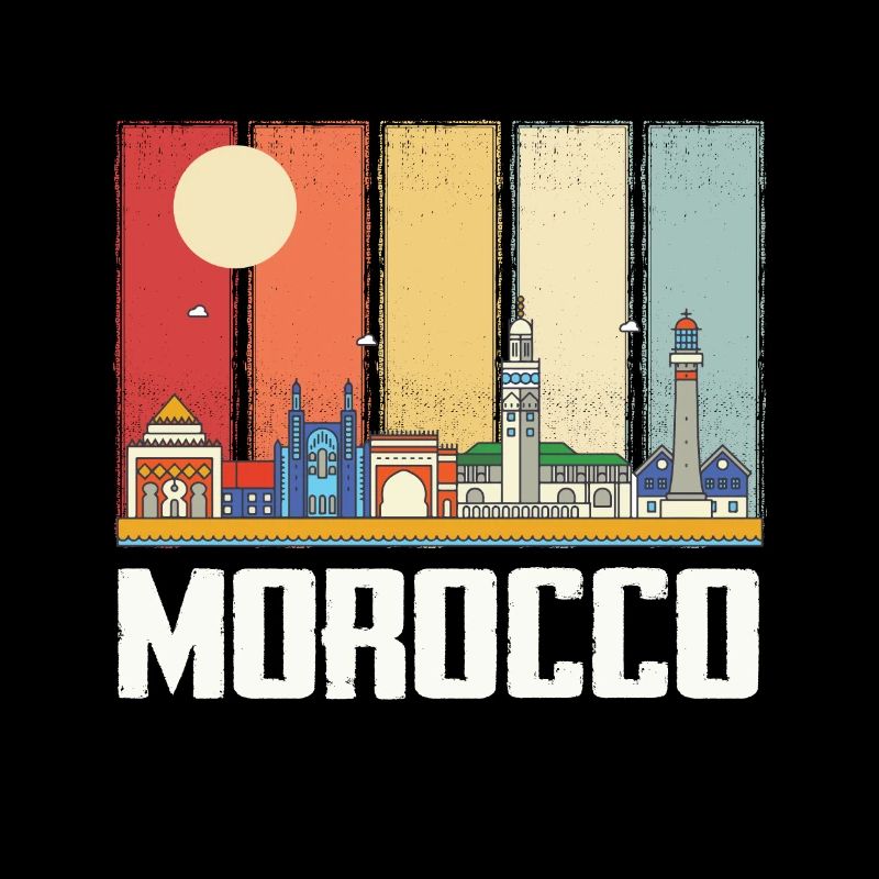 Africa Morocco Skyline Moroccan African Sun
