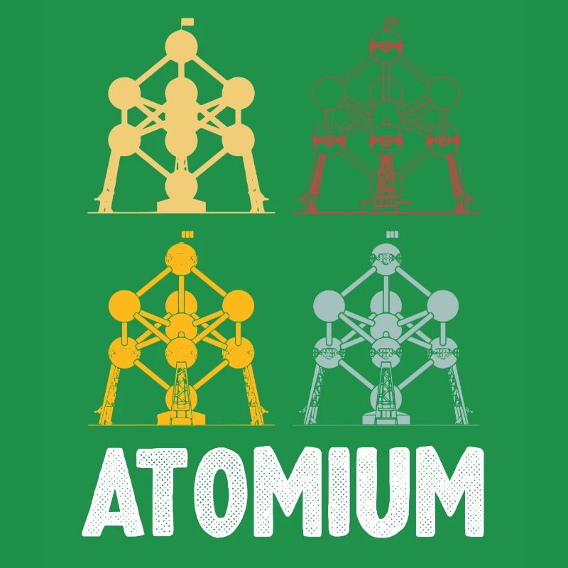 Atomium atomic nucleus from Brussels Physics Science