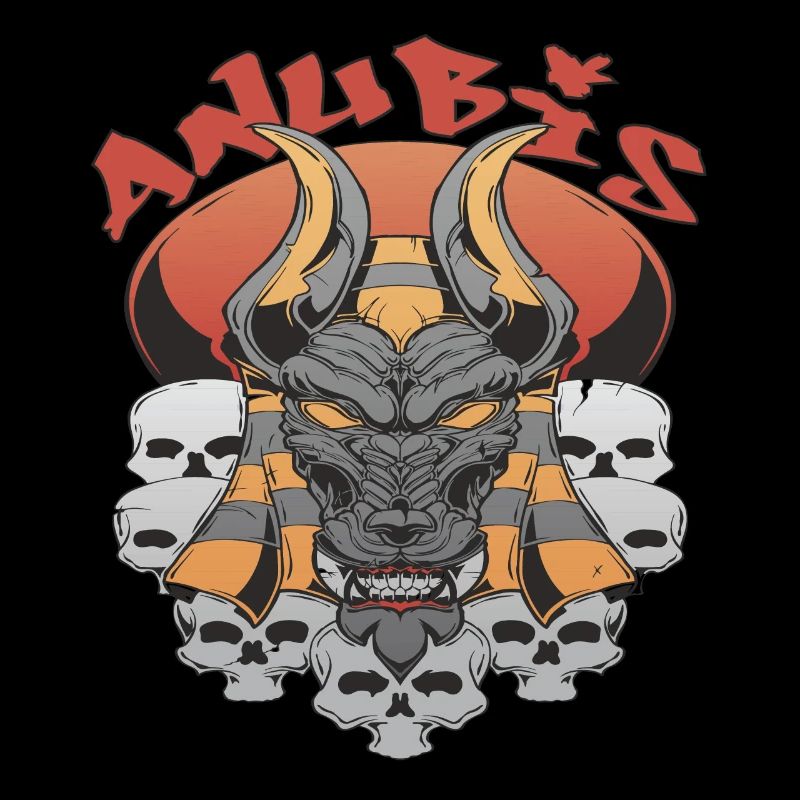 Anubis Egypte Dieu des Morts Egyptologue Pyramides Souv