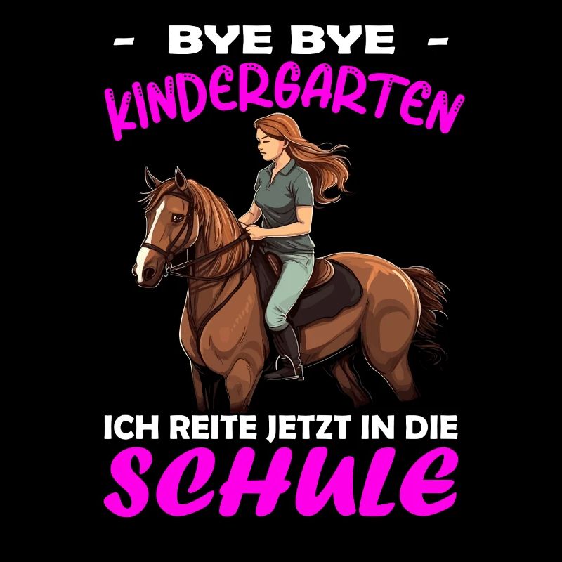 Bye Kindergarten | Schulanfang Einschulung Mädchen