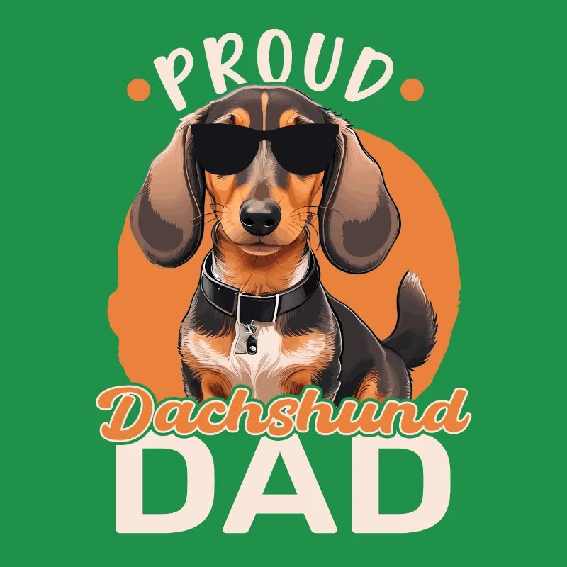 Fier papa teckel