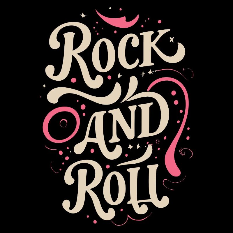 Rock And Roll Rock Statement Motto