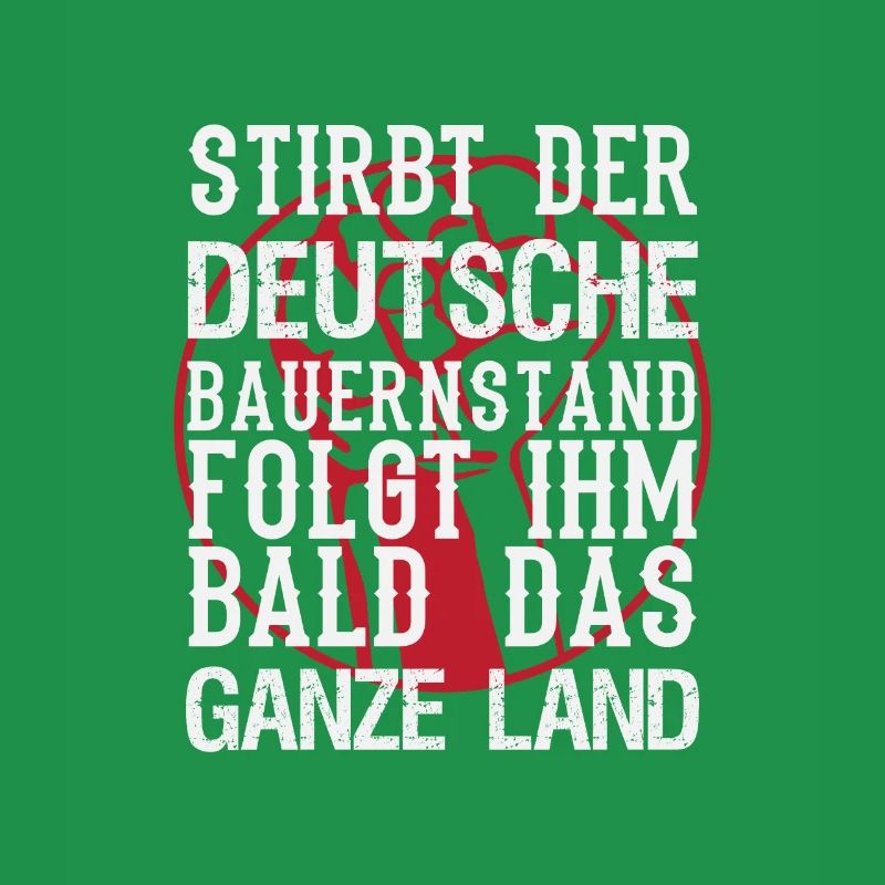 Stirbt der deutsche Bauernstand folgt ihm bald das